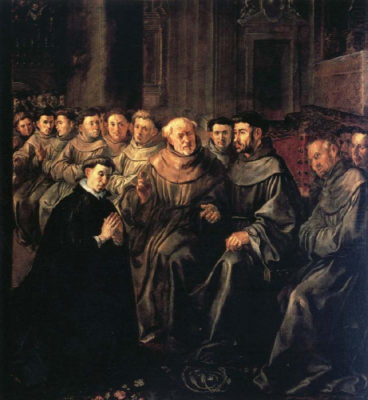 Francisco de herrera the elder St.Bonaventure Enters the Franciscan Order